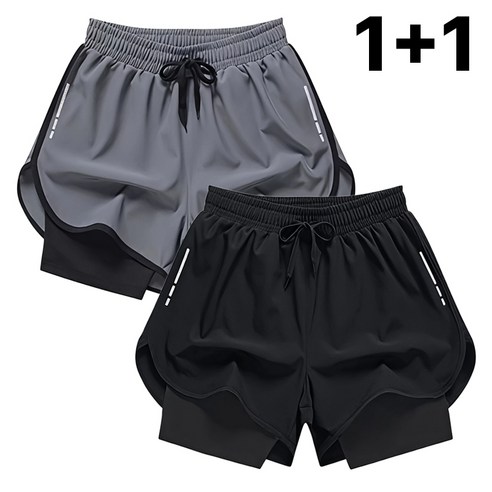 도도미아 투인원 일체형 레깅스 반바지 1+1