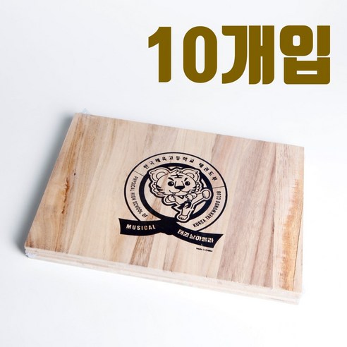 어린이 태권도 격파 시범용 송판 10개 세트 – 행사 및 기념품