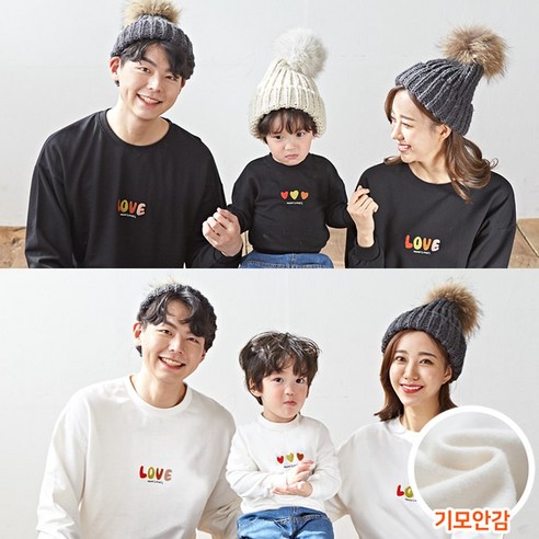 국내생산 몽피마피 기모 신호등러브 맨투맨 패밀리 긴팔 패밀리룩 가족티 가족사진 국내생산 몽피마피 기모 신호등러브 맨투맨 패밀리 긴팔 패밀리룩 가족티 가족사진