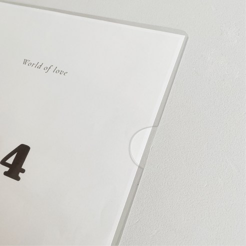 깔끔한 정리, 효율적인 업무, 오렌지오피스 고투명 L홀더로 시작하세요!