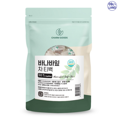 바나바잎차 크로솔산 인도네시아 바나바잎 50티백X1팩, 1.2g, 50개입, 1개