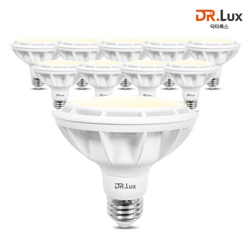 닥터룩스 LED PAR30 15W 확산형, 10개, 주백색
