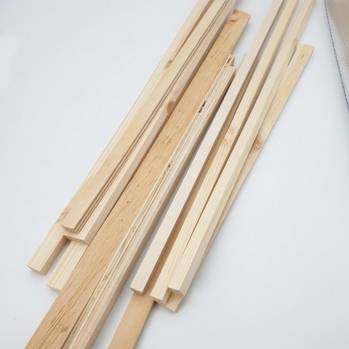 버려지는 나무, 다시 태어나는 기회: 아이베란다 목재 자투리 쫄대 묶음