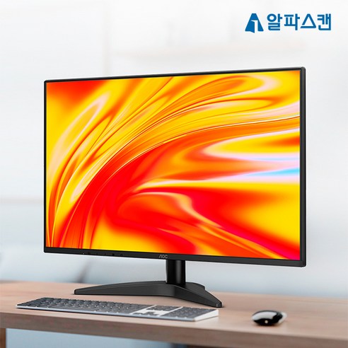 AOC 알파스캔 보더리스 IPS 100 무결점 모니터의 매력