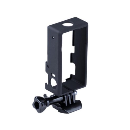 카메라 프레임 케이지 DJI Action 2용 충격 방지 케이스 하우징 프레임, 103x43x25mm, 검은 색, PP