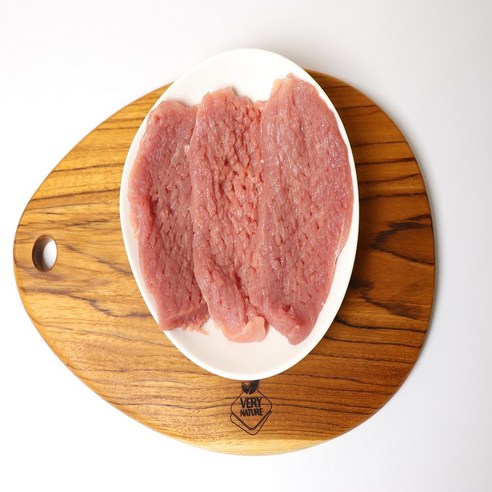 맛과 건강이 담긴 베리네이처 무항생제 돼지 안심 다짐육 돈까스