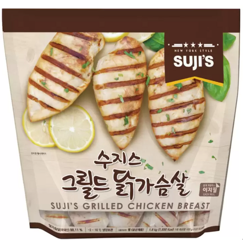 코스트코 수지스 그릴드 닭가슴살 1.8kgSuji's Grilled Chicken Breast 1.8kg, 1개, 1.8kg