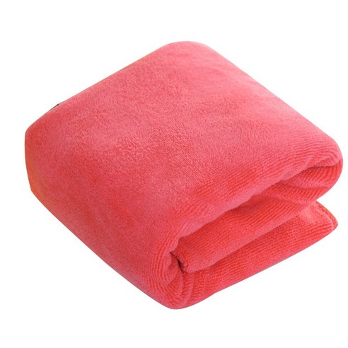 ZZJJC 300g 극세사 타월 주유소35*75 카트 라지, 300g 35* 75cm, 로즈 레드