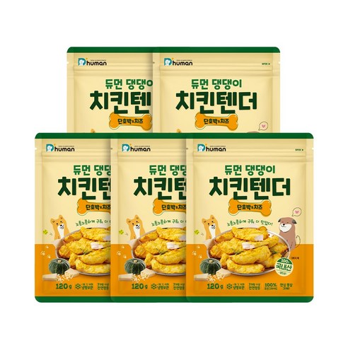 도도펫 네츄럴코어 올리고칩 강아지간식45g 비스켓, 10개, 올리고칩단호박45g 네추럴코어단호박칩 10 듀먼 댕댕이 치킨텐더 단호박&치즈, 5팩, 120g