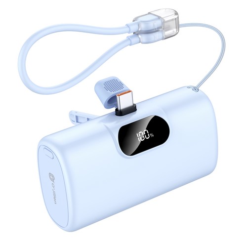 오지렌 10000mAh 대용량 도킹형 고속충전 보조배터리, 블루, 1, GM10