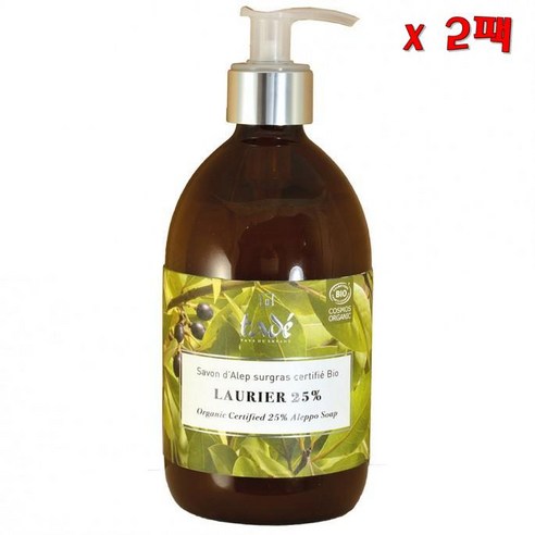 타데 알레포 솝 25% 로렐 코모스 2팩 알레포비누