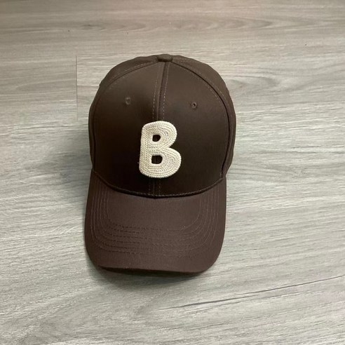 22 자모 야구 모자 한국어 버전 트레이드 카드 처마 자외선 차단제 백매현 얼굴 작은 차양 캐주얼 모자 남녀 커플 스타일, 커피 색, M자