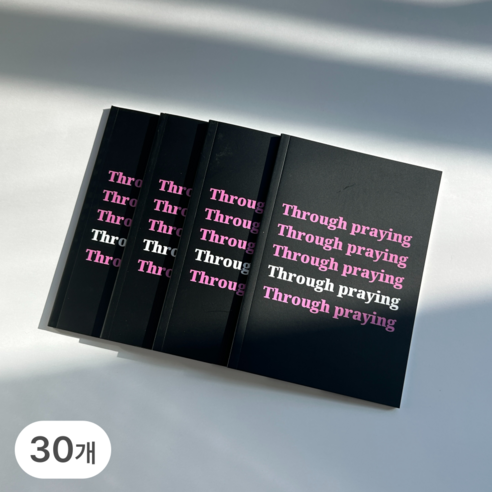 온재디자인 기도 노트, 30개