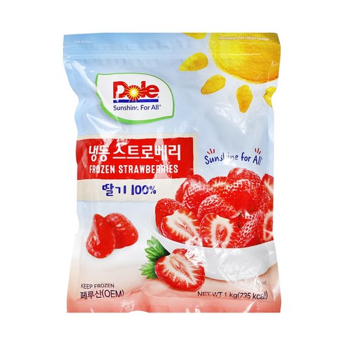 Dole 냉동 딸기 1kg, 1개