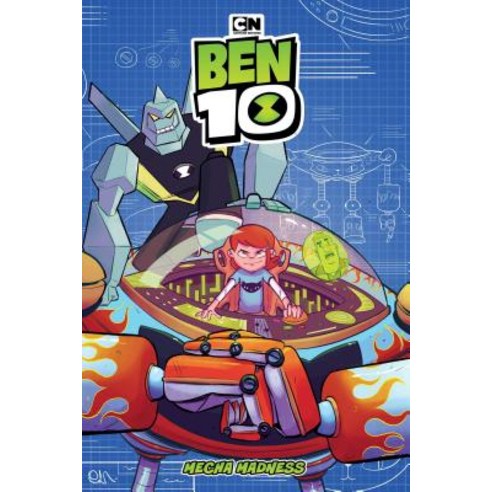 (영문도서) Ben 10 Original Graphic Novel: Mecha Madness Paperback, Kaboom