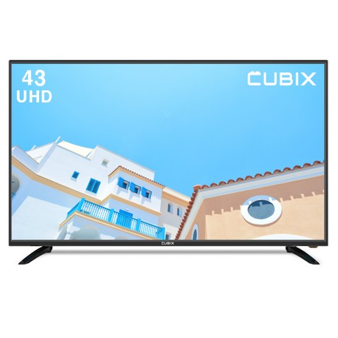 할인된 가격으로 만날 수 있는 큐빅스 4K UHD LED TV!