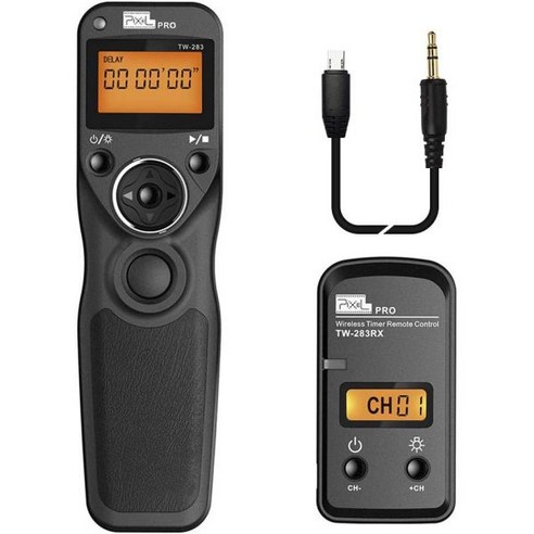 Wireless Shutter Release Comaptible for Canon Pixel TW-283 E3 N3 Remote Control Timer Cable Compat, TW-283 S2 for Sony