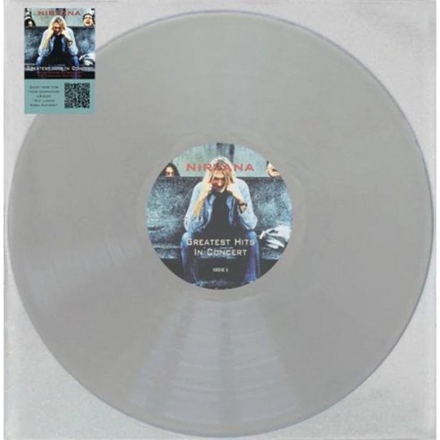 Nirvana Greatest 히트송 In Concert Grey 레코드판 LP Import & 바이닐