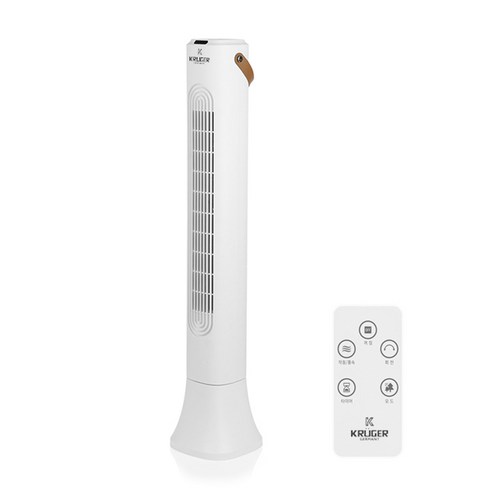 날개 없는 선풍기의 혁명: EUR0 리모컨 슬림형 타워팬