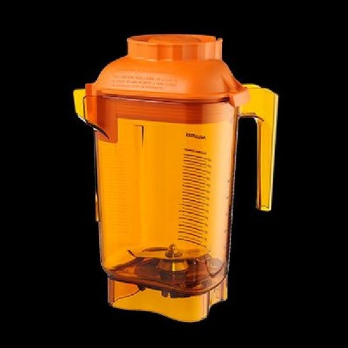 미국 정품 Vitamix 콰이어트원 어드밴스 컨테이너 볼 48oz(1.4L) (오렌지) – 얼음 본쇄 전용 (터치 앤 고) 바이타믹스콰이어트원