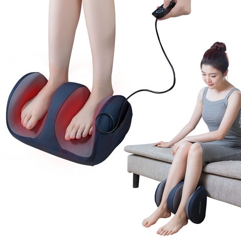종아리 발 마사지기 발바닥 마사지기 다용도 안마기 리모컨, 블루