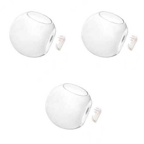 3 조각 벽걸이 화분 유리 수경 꽃병 식물 냄비 테라리움 공, 공 10cm., 투명한