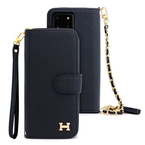 실용성과 내구성을 겸비한 고급 가죽 지갑형 다이어리 케이스