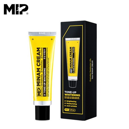 [미프(화장품)] 미프 미남크림 톤업 화이트닝 50ml / 미백&주름개선 2중 기능성, 상세 설명 참조, 1개