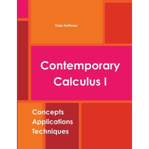 (영문도서) Contemporary Calculus I Paperback, Lulu.com, English, 9781105197192