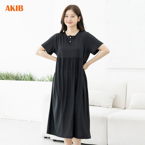 "열대야, 땀, 끈적임? 이제 안녕! 꿀잠 보장하는 여름 원피스 잠옷 찾고 계신가요?" 냉감원피스