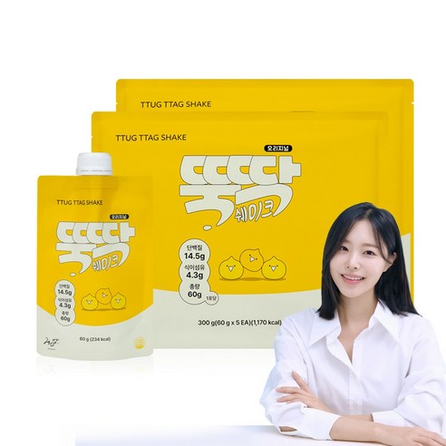뚝딱쉐이크 오리지널 2세트, 10개, 60g