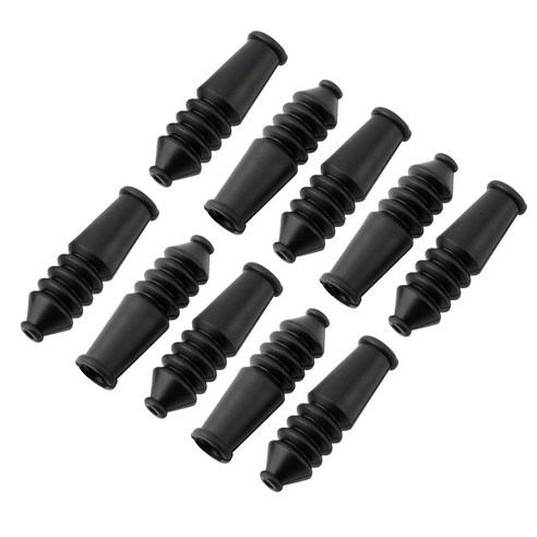 10pcs MTB 자전거 V 브레이크 케이블 고무 보호 커버, 블랙