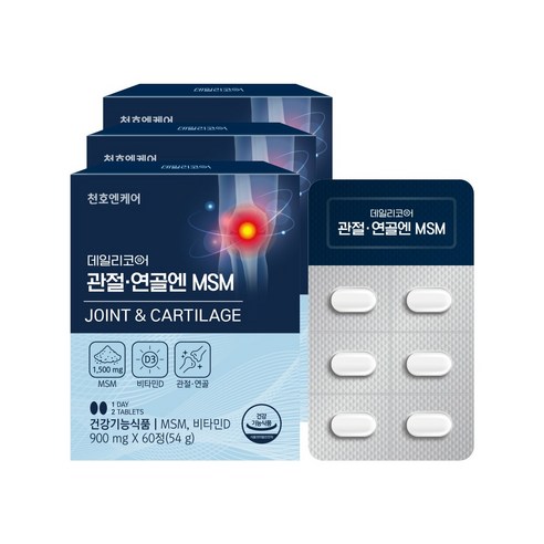 데일리코어 천호엔케어 관절연골앤 MSM 54g
