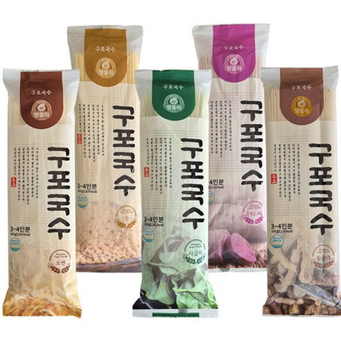 명절선물 구포국수 300g 5종세트 웰빙국수 잔치국수, 1.5kg, 1세트 - 소면/중면 | 쿠팡