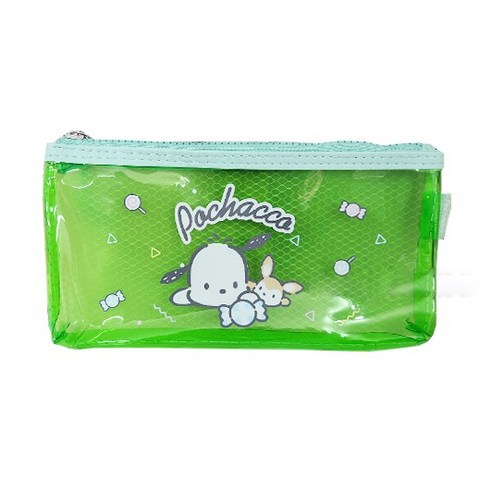 산리오 포차코 PVC 메쉬 파우치 필통