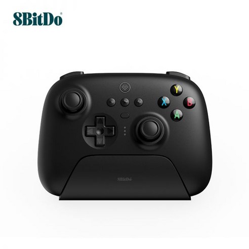 8BitDo 오리온 2.4G 리얼 무선 게임패드 진동 Win10 안드로이드 플랫폼 PC버전, 블랙, 1개, 블랙