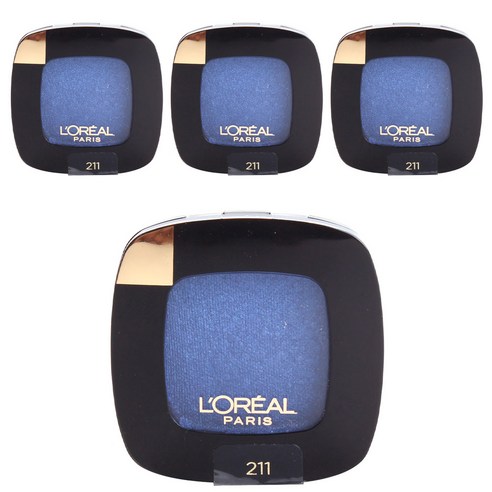로레알파리 코스멧 컬러 리치 아이 섀도우 3.5g, Grand Bleu, 4개