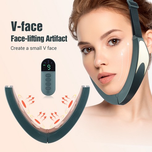 고주파마사지기 뷰티디바이스 가정용 홈케어 피부 리프팅 기기 미세 전류 v-face 얼굴, 쇼와 같이