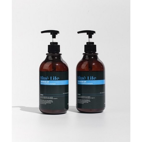 (1+1)블루라이프 지루성두피 가려움 비듬 정수리냄새 한방 샴푸, 2개, 500ml