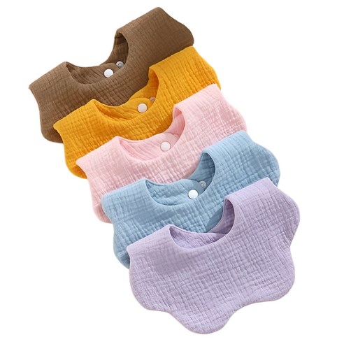 우리 아기 뽀송뽀송 지켜주는 마법! 파스텔 자수 거즈 턱받이 솔직 후기 거즈턱받이