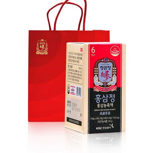 정관장 홍삼정 120g+쇼핑백홍, 120g, 1개