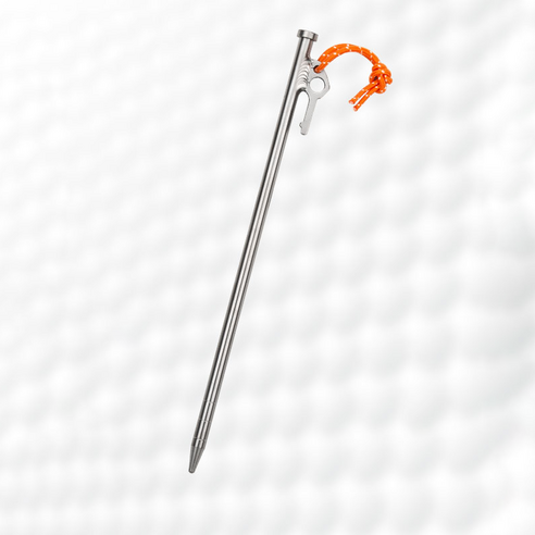티토 티타늄 텐트용 텐트팩 텐트못 20cm 30cm 40cm, 6개