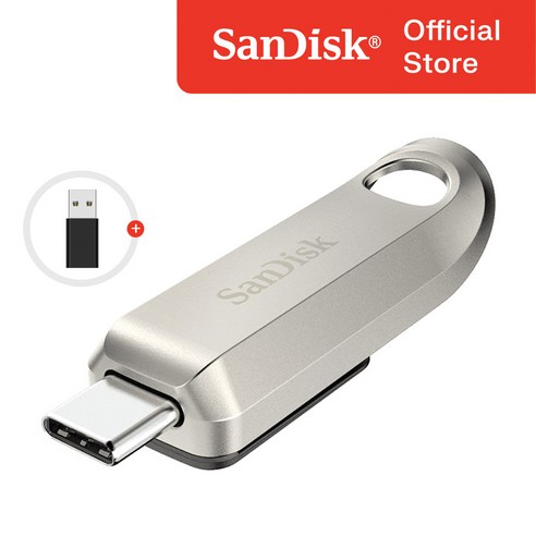 샌디스크 USB 메모리 CZ75 울트라 럭스 C타입 Gen1 400MB/s, 128GB