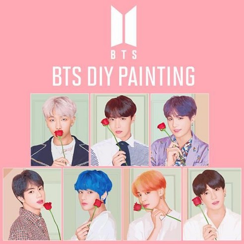 BTS 그림그리기 세트 방탄소년단 페인팅 40x50, 뷔