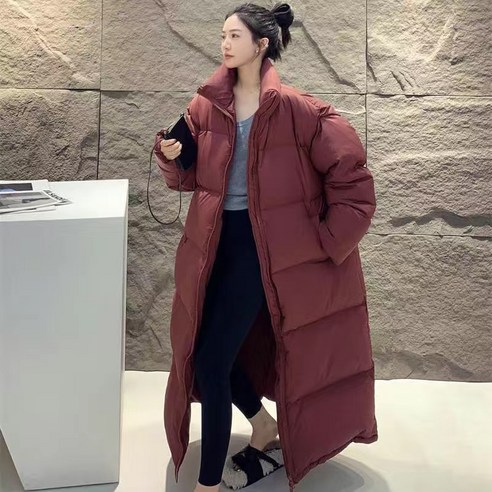 여자롱패딩 바람막이 빅사이즈 루즈핏 트랜드 커플 다운 점퍼