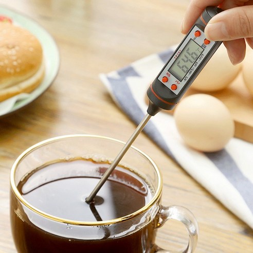 요리 온도 측정 탐침 음식 물 기름 핀 온도계, 단품, 1개