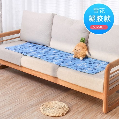 쿨 매트 아이스 냉매트 시원한 쿨 방석 더블 싱글 쿨젤 매트 여름이불, A 50x150cm업그레이드눈송이모델얼음베개1개무료