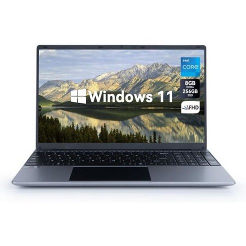 15.6 노트북 컴퓨터 Windows 11 QuadCore Intel Celeron N5095 프로세서 1366 768 IPS, ANC-S156 8GB DDR4 256GB SSD