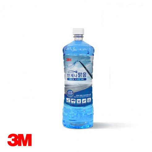 3M 언제나 맑음 에탄올 워셔액 1.8L, 1.8L, 1개 - 워셔액 | 쿠팡