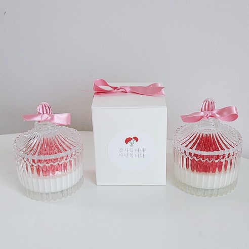 향기로 기억되는 따뜻한 감사의 마음, 더네이처하우스 미니 메리고 카네이션 캔들